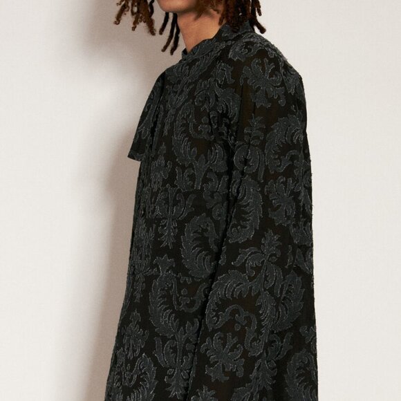 BNWT SS24 YOHJI YAMAMOTO INDIA PATTERN SHIRT 3 - Picture 11 of 12